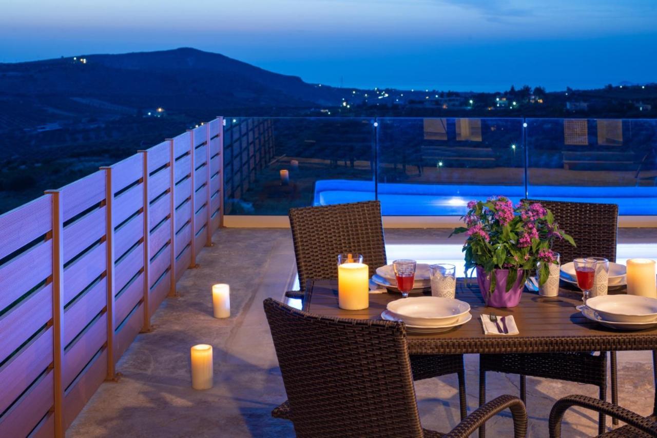 Stylish Villa Liatiko - Heated Pool - Amazing Views Epano Vathia Exterior foto